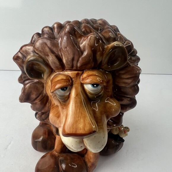 Kookie Kritters Lion Bank by Doug Harris Signed - Picture 2 of 11